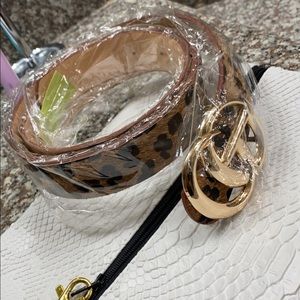 🛍 GIa Leopard belt 42” long